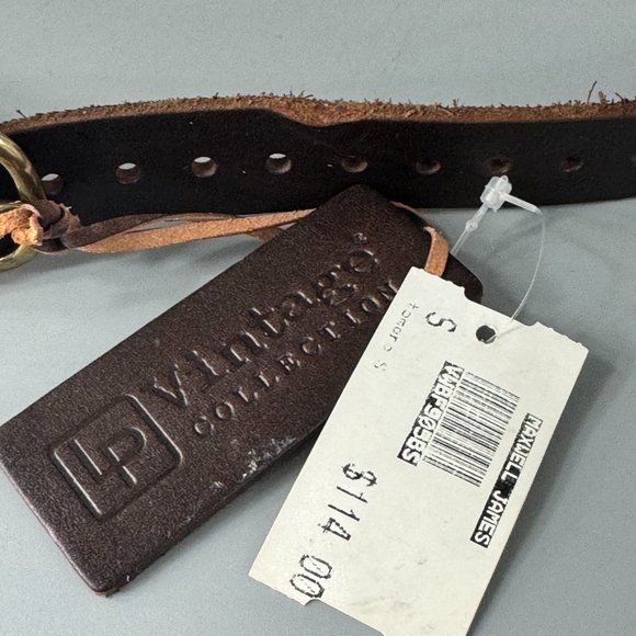 NWT LP Vintage Collection Genuine Leather Belt Women's Brown Size Small - Picture 3 of 12